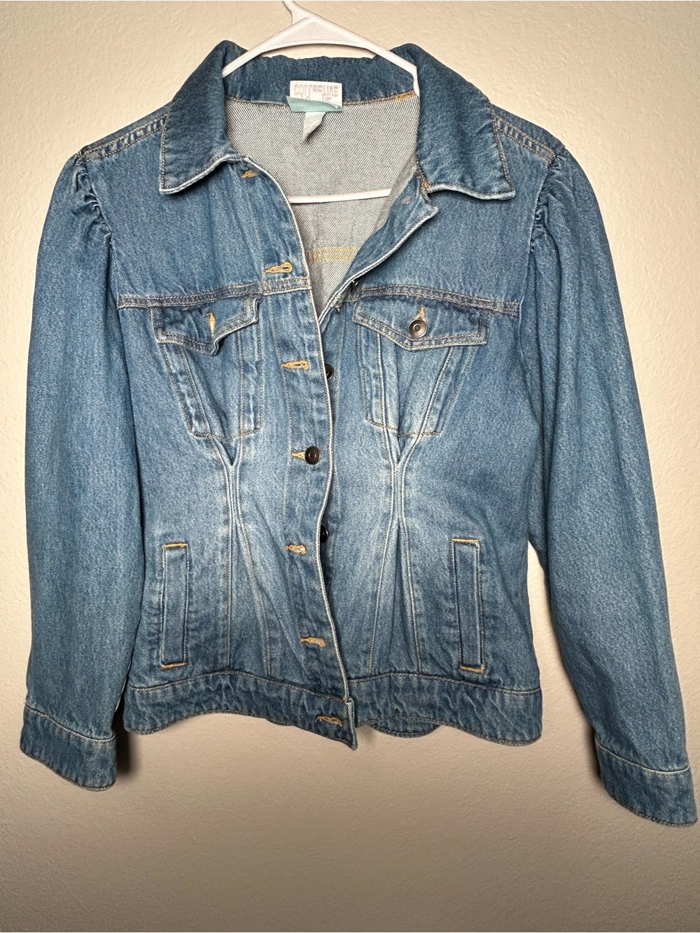 Cropped Light Blue Denim Jacket - Cottonelle Women's Jean Jacket